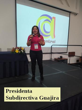 presidenta subdirectiva guajira